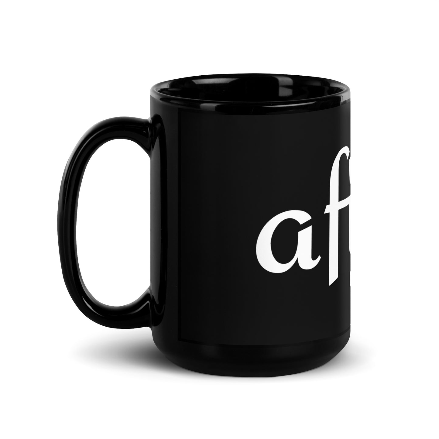 Afinat White Logo Coffee Mug 15 oz.