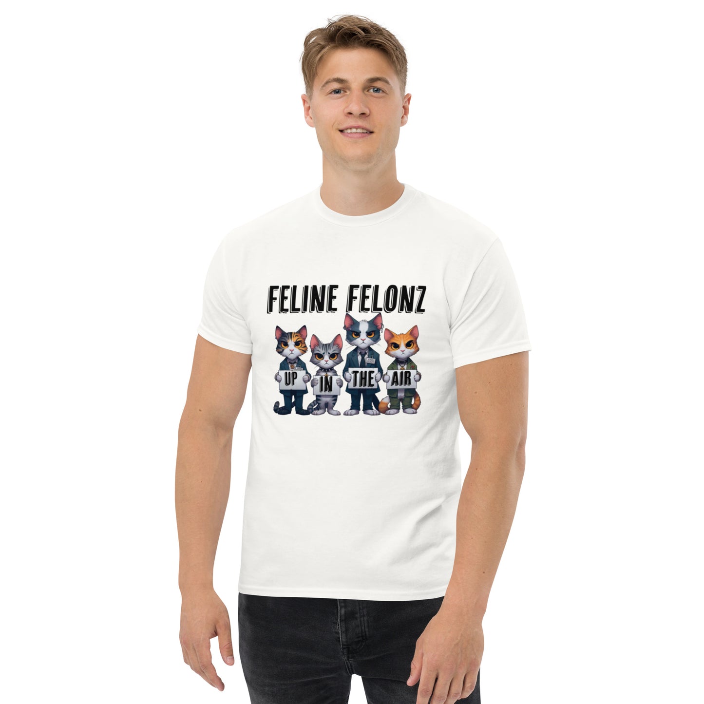 Feline Felonz Up In The Air T-shirt